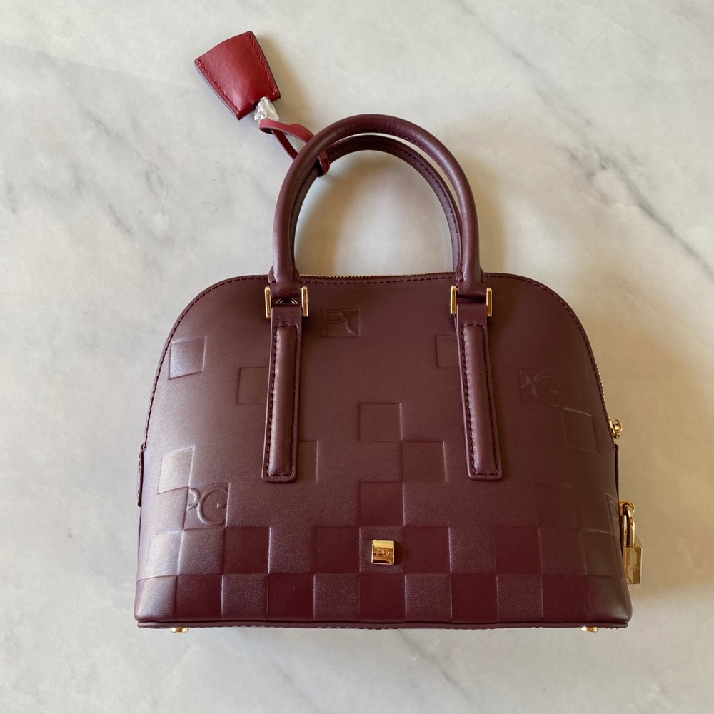 Burgundy Purificación Garcia Purse